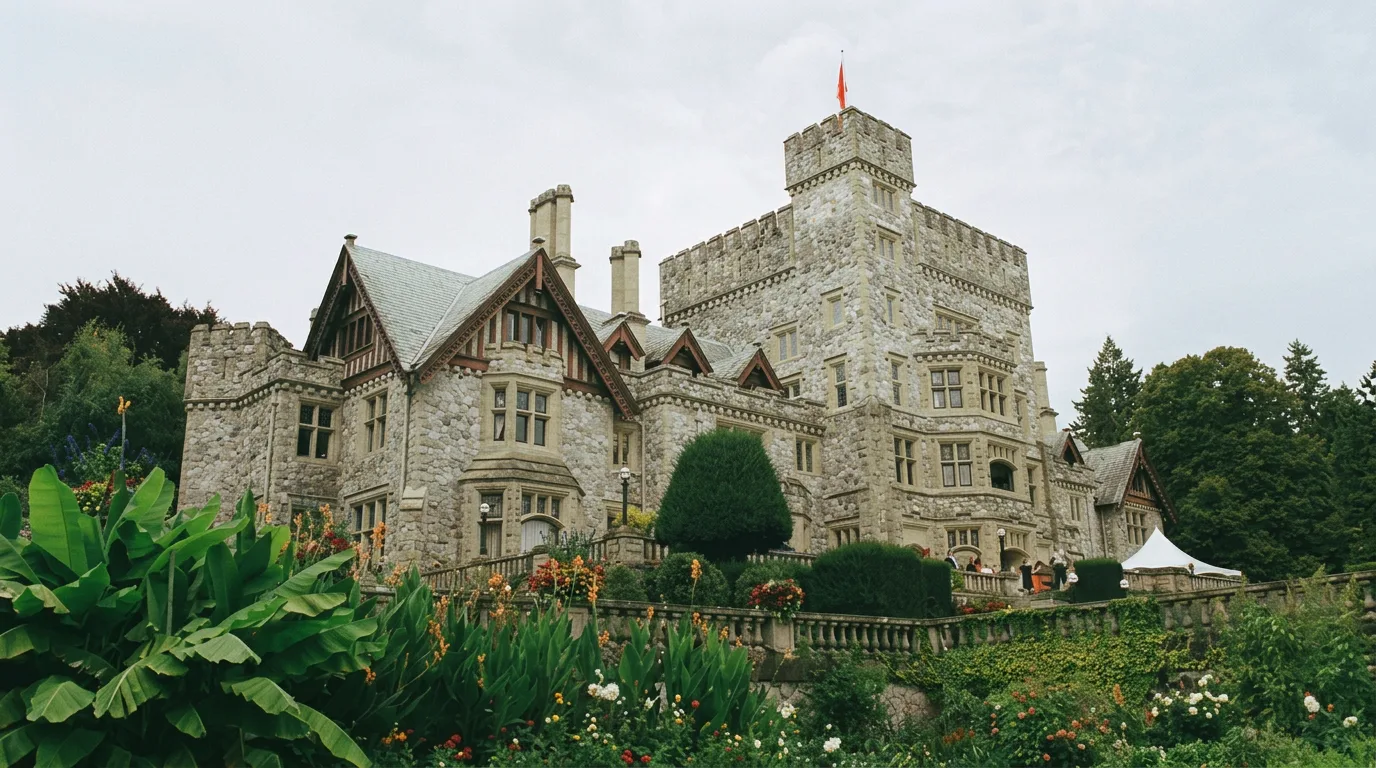 Hatley Castle greenery